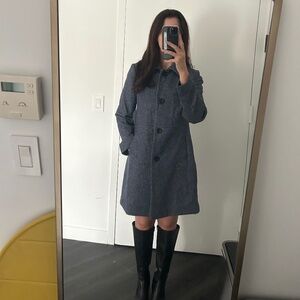 NWT Banana Republic Factory navy blue coat